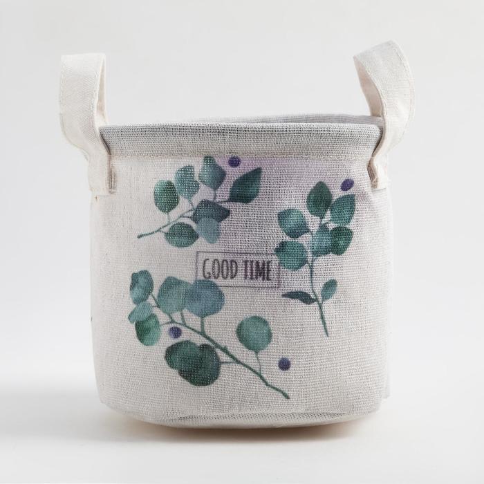 

Текстильная корзинка Этель Eucalyptus, 14х12 см