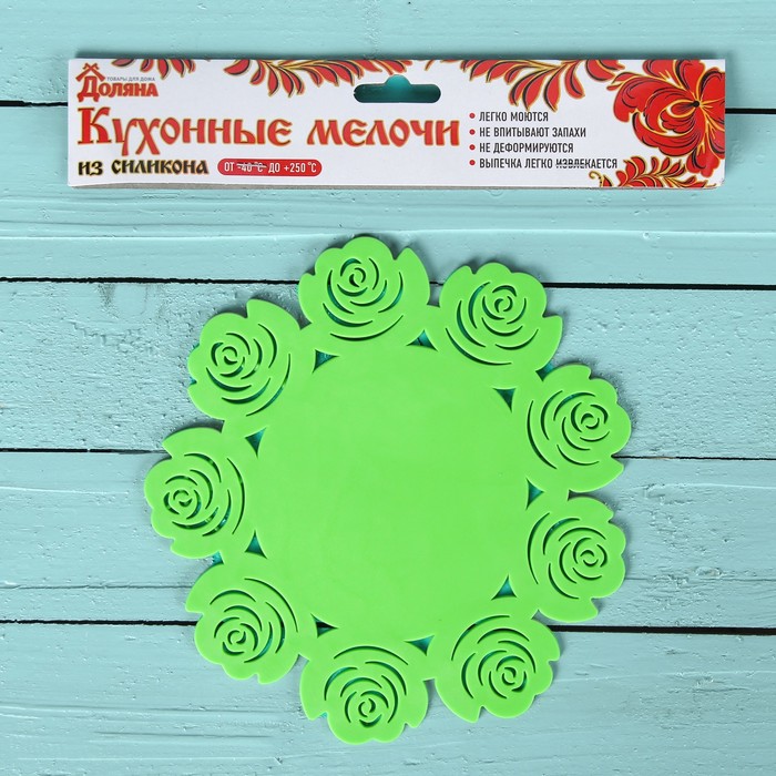 Подставка под горячее 16 см "Летний домик", цвета МИКС