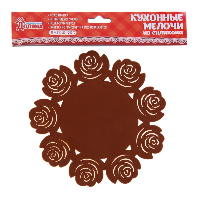 Подставка под горячее 16 см "Летний домик", цвета МИКС