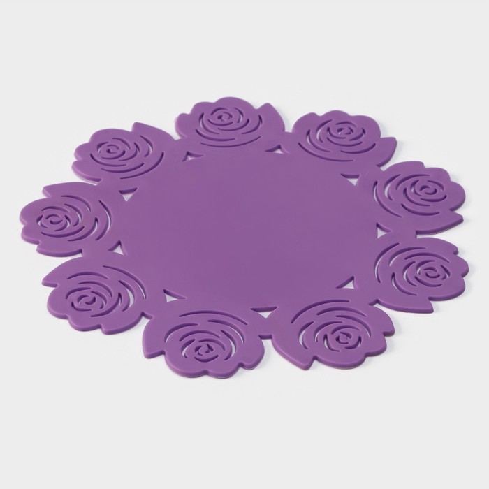 фото Подставка под горячее «летний домик», d=19 см, цвета микс