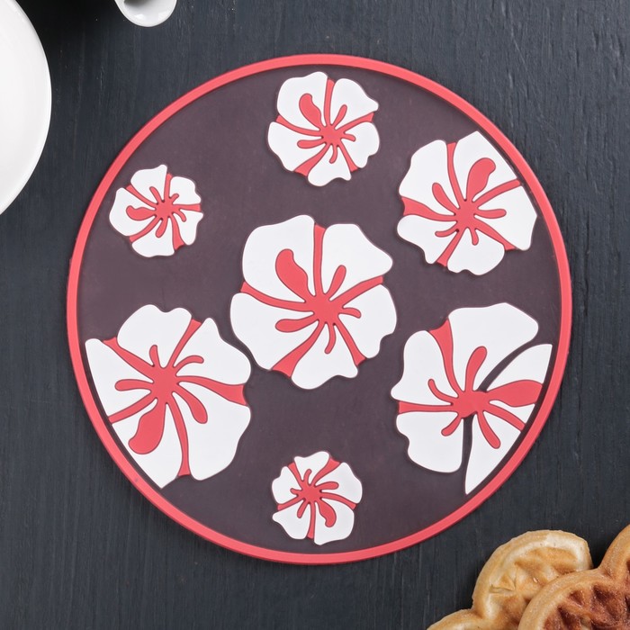 Подставка под горячее 17 см "Цветение"