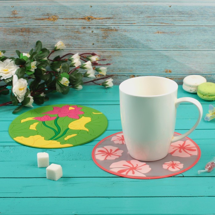 Подставка под горячее 17 см "Цветение"