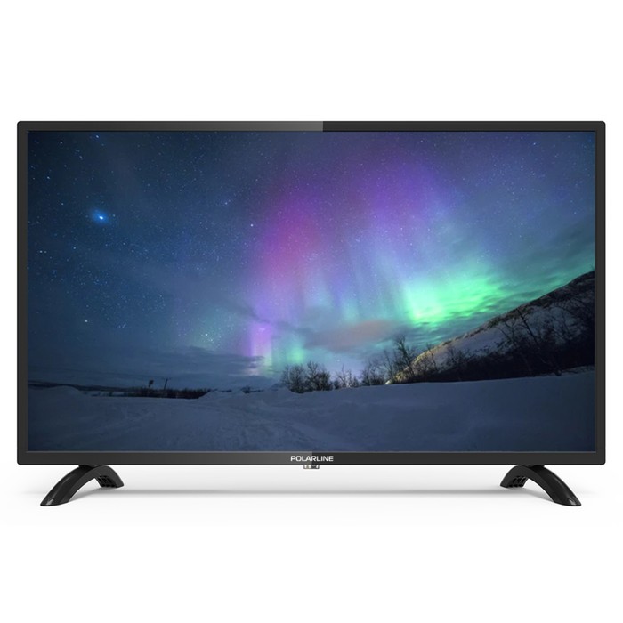 Телевизор PolarLine 32PL13TC, 32, 1366х768, DVB-T2/C, 3xHDMI, 2xUSB, чёрный