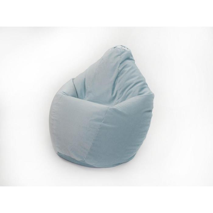 Кресло-мешок «Груша малое», размер 90x70 см, цвет мятный, велюр