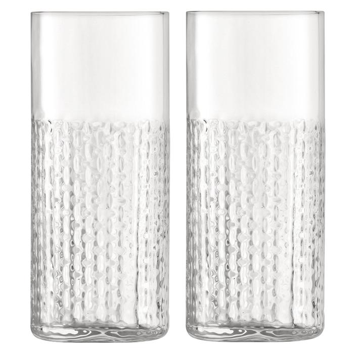 Набор высоких стаканов Wicker, 400 мл, 2 шт набор стаканов lsa international wicker 400 мл 2 шт стекло