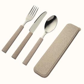 

Набор из 3 столовых приборов в футляре Organic on the go