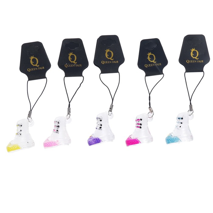 Подвеска для телефона "Кеды", цвета МИКС