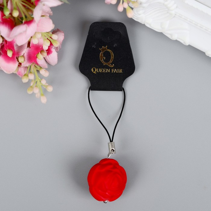 Подвеска для телефона "Роза", цвета МИКС