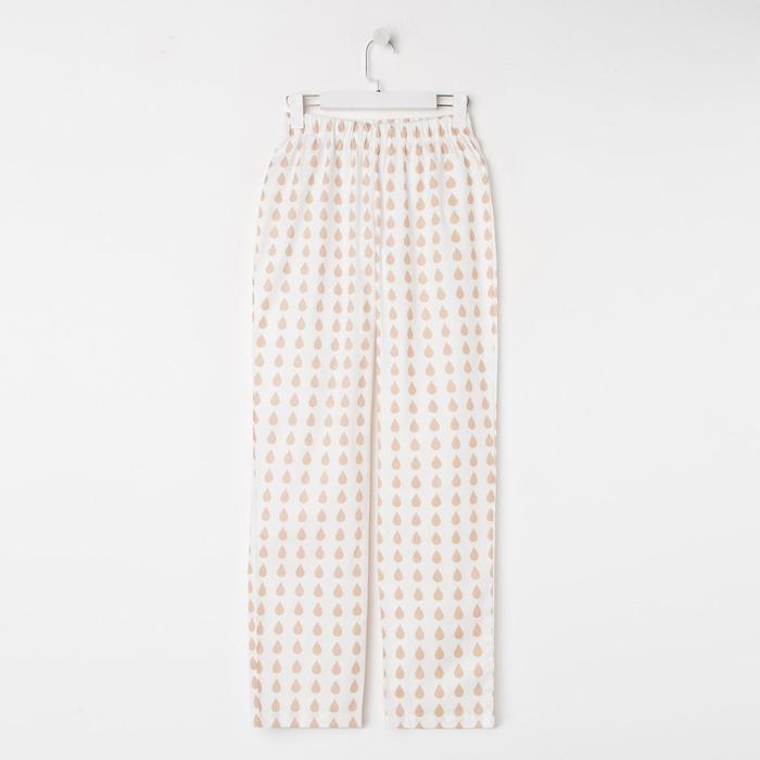 

Брюки женские KAFTAN "Drops", р. 40-42, белый