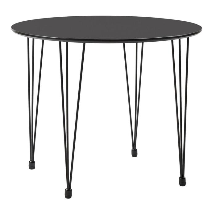 Стол Solution, 900 × 900 × 750 мм, цвет чёрный