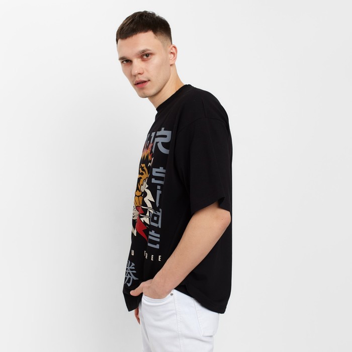 

Футболка KAFTAN "Тигр", черный, р. 52