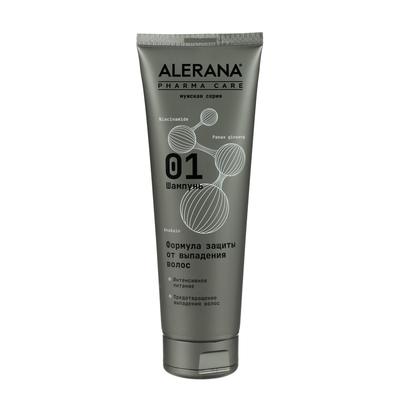 Шампунь для волос мужской Alerana Pharma Care, формула защиты от выпадения волос, 260 мл
