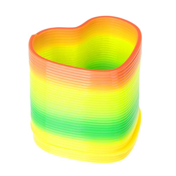 

Пружинка радуга «Давай играть», форма сердце, d. 5см