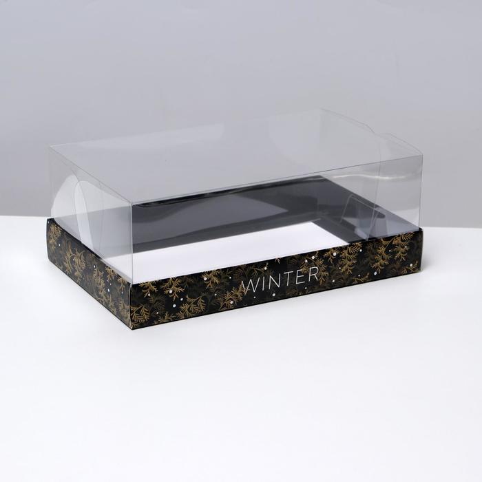 Коробка для десерта Winter, 8 х 22 х 13,5 см коробка для десерта present 26 2 х 8 х 9 7 см