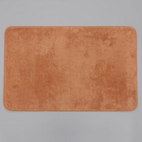 

Коврик для ванной Доляна «Аура», 50×80 см, цвет коричневый