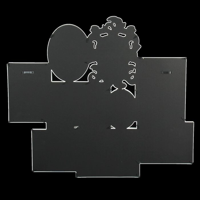 Фоторамка "Стилистика", белая, на 9 фото 9х13 см, 10х10 см, 10х15 см, 13х18 см