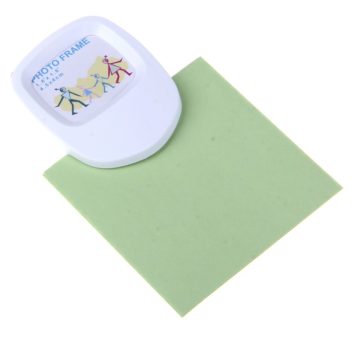 Фоторамка пластик с держателем для записок, белая, на клейкой ленте