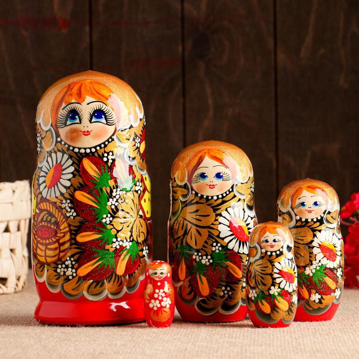 

Матрёшка 5-ти кукольная "Сюзанна", 17-18 см, ручная роспись