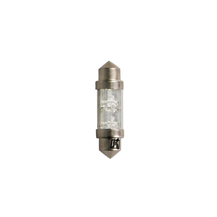 фото Светодиодная лампа c10w (sv8,5), 11x31, white, 2 leds kraft