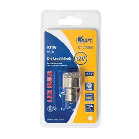 

Светодиод P21W (BA15s), 12/24v, white, 2 шт, блистер