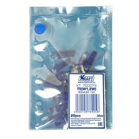 

Светодиод T5 W1,2W (W2x4,6D), 12v, blue