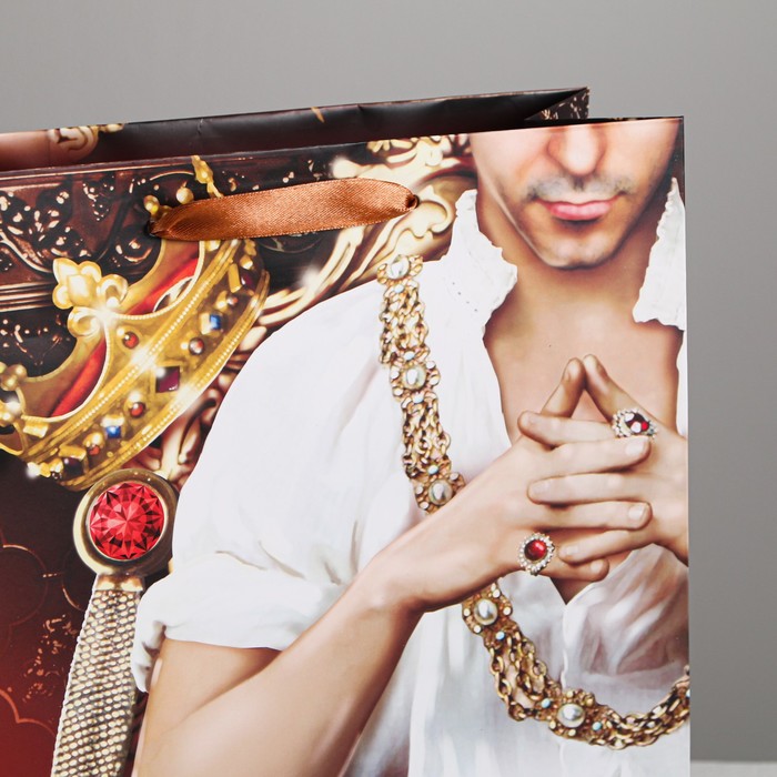 Пакет ламинированный вертикальный «Король», 26 × 32 см