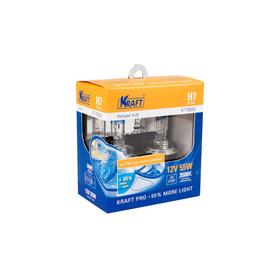

Автолампа H7, 12v55w, (PX26d), KraftPro +55%, more light, 2 шт