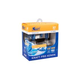 

Автолампа H7, 12v55w, (PX26d), Kraft Pro Xenon, 2 шт