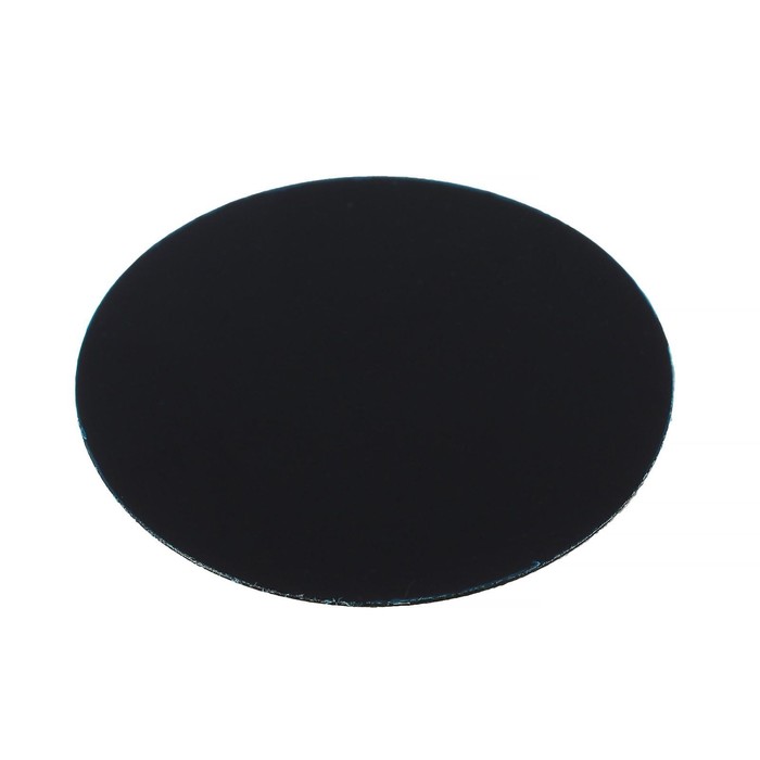 Пластина для магнитных держателей, диаметр 4 см, самоклеящаяся, черная