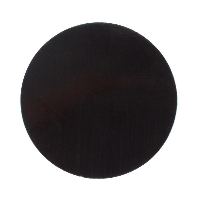 Пластина для магнитных держателей, диаметр 4 см, самоклеящаяся, черная