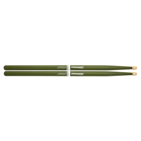 

Барабанные палочки RBH565AW-GREEN 5A Rebound зеленые, смещенный баланс, орех гикори