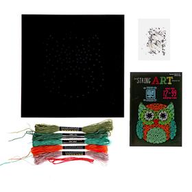 

Набор креативного творчества «Тонкая нить» "Сова" серии «STRING ART» STRA-01-02