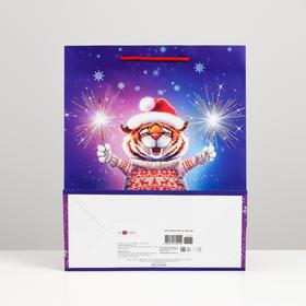 

Пакет подарочный "Бенгальский тигр", 26 х 32 х 12 см
