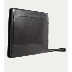 

Папка деловая, 2 отдела на молниях, наружный карман, цвет чёрный