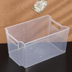 

Ящик штабелируемый без крышки «Модуль», 6,5 л, цвет прозрачный