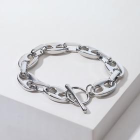 

Браслет "Цепь" смит, цвет серебро,L=24 см
