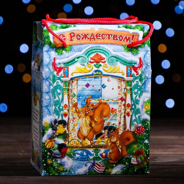 

Подарочная коробка "Сказки деда мороза" 15 х 10 х 20,5 см,