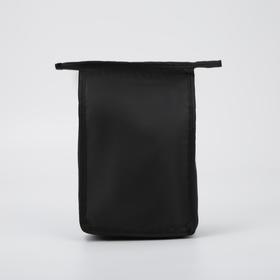 

Косметичка ПВХ, отдел на молнии, цвет чёрный