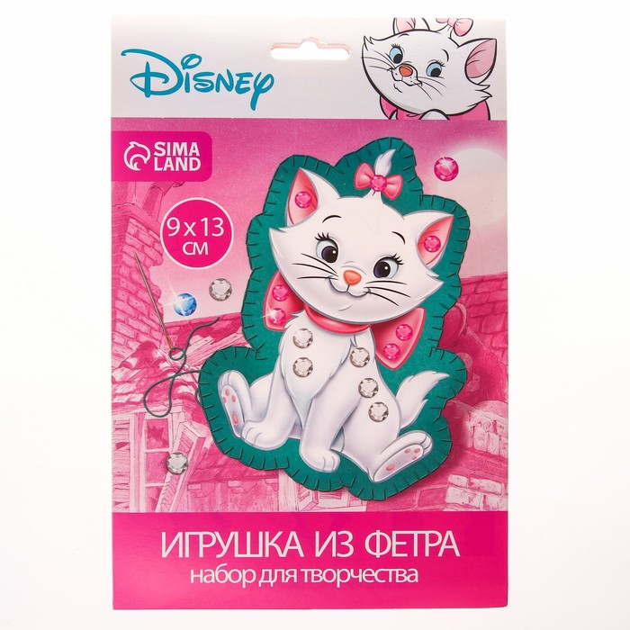 фото Игрушка из фетра, набор для создания, кошечка мари disney