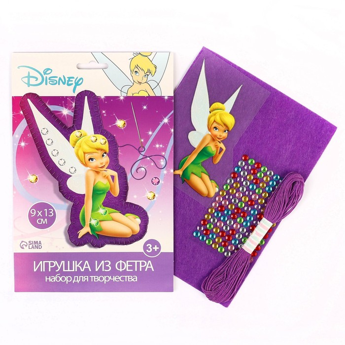 фото Игрушка из фетра, набор для создания, феи: динь-динь disney