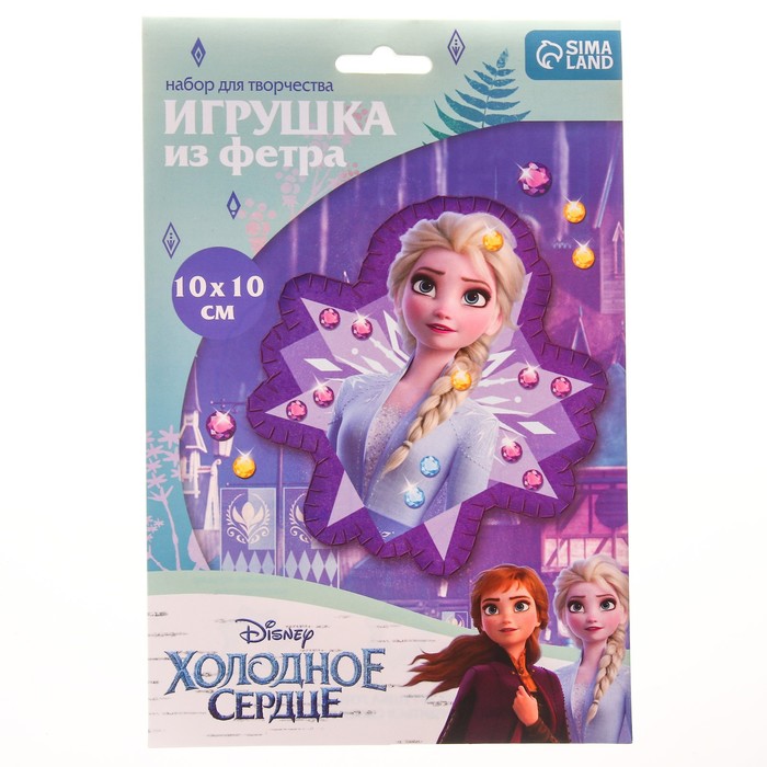 фото Игрушка из фетра, набор для создания, холодное сердце: эльза disney