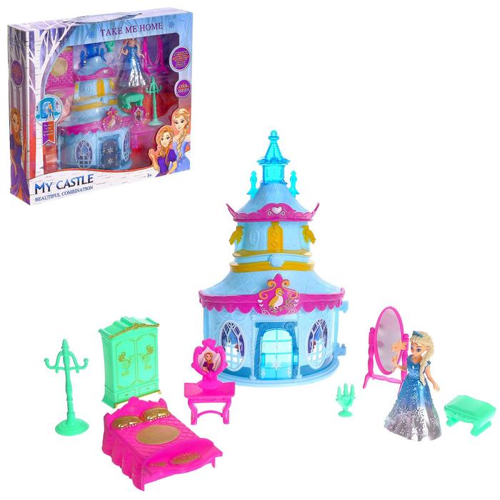 

Замок для кукол «Принцессы» с принцессой и аксессуарами