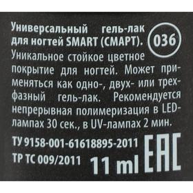 

Гель-лак универсальный Smart GC, №036, 11 мл