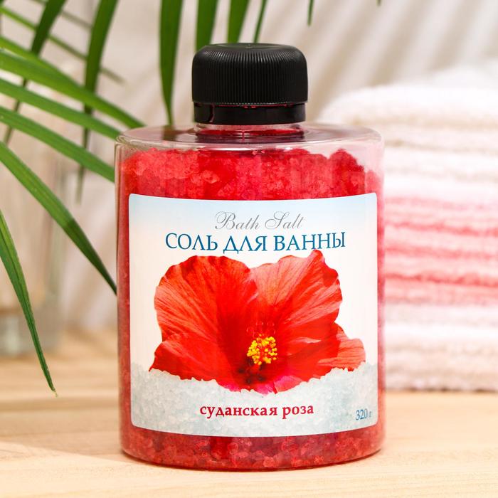 

Соль для ванн морская Spa by Lara «Суданская роза» ароматизированная, 320 г