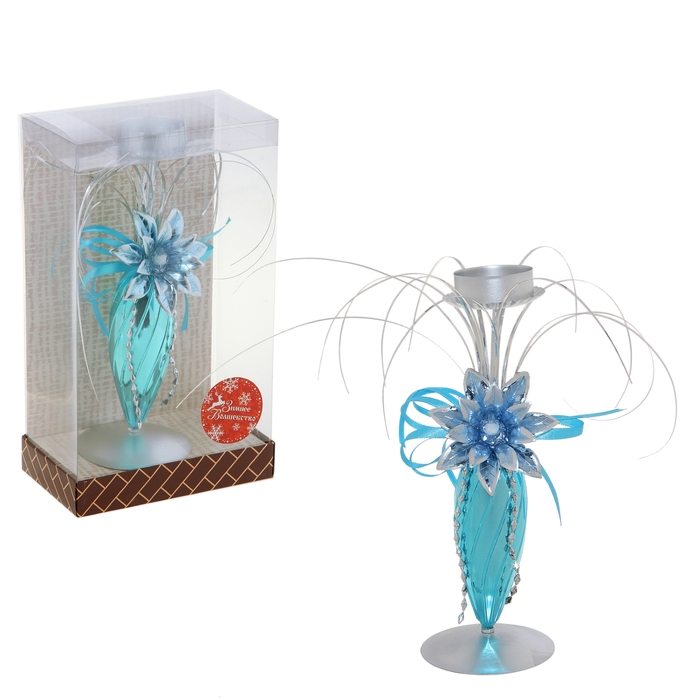 Подсвечник на одну свечу "Сказочный цветок"