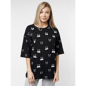 

Футболка женская, размер 42-44, цвет чёрный