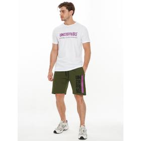 

Костюм: шорты и футболка мужской, размер 44, цвет белый