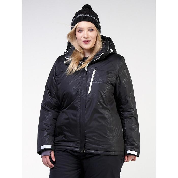 фото Куртка горнолыжная женская, размер 56, цвет чёрный mtforce