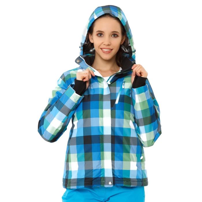 фото Куртка горнолыжная женская голубого цвета, размер 40 mtforce