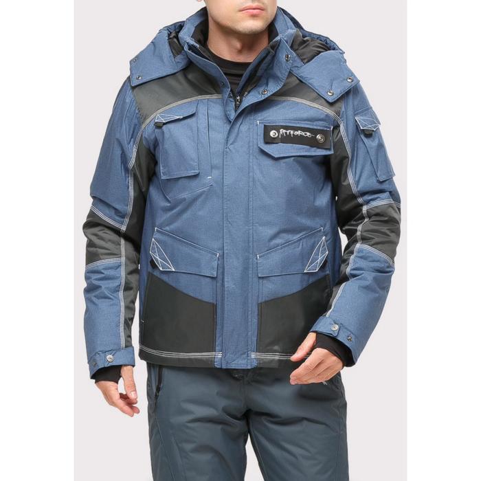 фото Куртка горнолыжная мужская голубого цвета, размер 56 mtforce